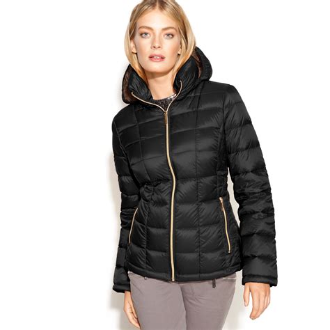 michael kors caban jacke|Michael Kors puffer jacket.